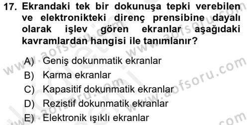 Hareketli Görüntünün Tarihi Dersi 2015 - 2016 Yılı Tek Ders Sınav Soruları 17. Soru