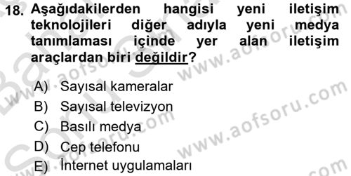 Hareketli Görüntünün Tarihi Dersi 2016 - 2017 Yılı (Final) Dönem Sonu Sınav Soruları 18. Soru