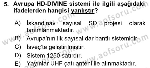 Hareketli Görüntünün Tarihi Dersi 2016 - 2017 Yılı (Final) Dönem Sonu Sınav Soruları 5. Soru