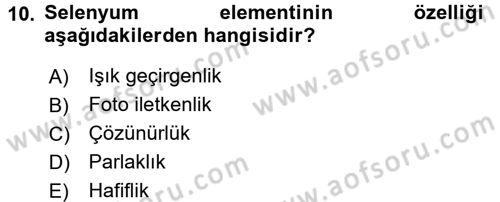Hareketli Görüntünün Tarihi Dersi 2017 - 2018 Yılı (Vize) Ara Sınav Soruları 10. Soru