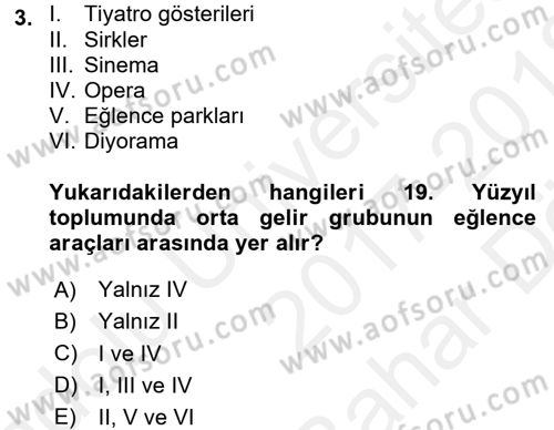 Hareketli Görüntünün Tarihi Dersi 2017 - 2018 Yılı (Vize) Ara Sınavı 3. Soru