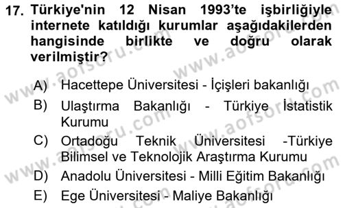 Hareketli Görüntünün Tarihi Dersi 2018 - 2019 Yılı 3 Ders Sınav Soruları 17. Soru