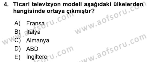 Hareketli Görüntünün Tarihi Dersi 2018 - 2019 Yılı 3 Ders Sınav Soruları 4. Soru
