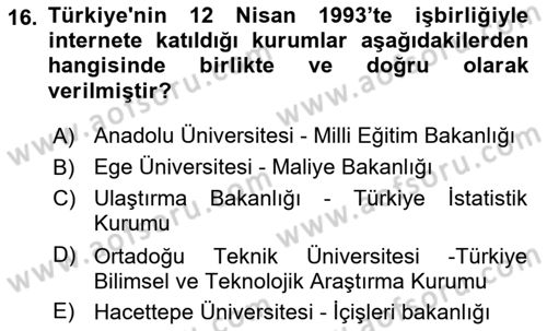 Hareketli Görüntünün Tarihi Dersi 2018 - 2019 Yılı (Final) Dönem Sonu Sınav Soruları 16. Soru