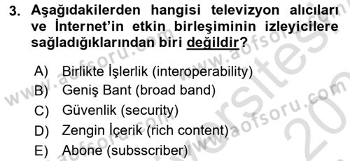 Hareketli Görüntünün Tarihi Dersi 2020 - 2021 Yılı Yaz Okulu Sınav Soruları 3. Soru