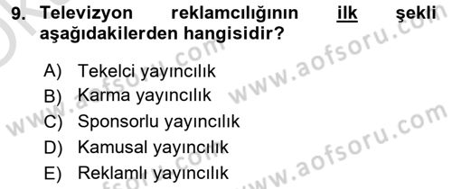 Hareketli Görüntünün Tarihi Dersi 2020 - 2021 Yılı Yaz Okulu Sınav Soruları 9. Soru