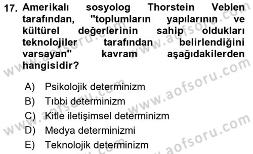 Hareketli Görüntünün Tarihi Dersi 2021 - 2022 Yılı (Final) Dönem Sonu Sınav Soruları 17. Soru