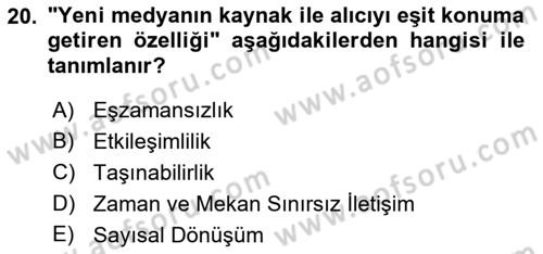 Hareketli Görüntünün Tarihi Dersi 2022 - 2023 Yılı Yaz Okulu Sınav Soruları 20. Soru