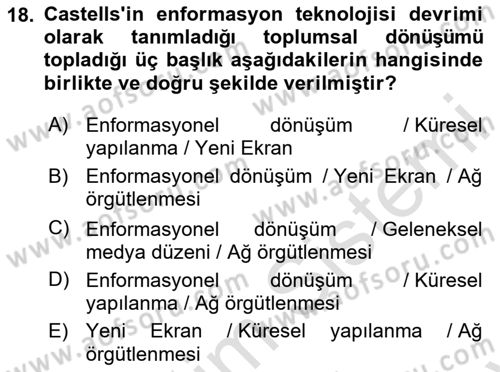 Hareketli Görüntünün Tarihi Dersi 2023 - 2024 Yılı (Final) Dönem Sonu Sınav Soruları 18. Soru