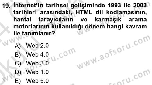 Hareketli Görüntünün Tarihi Dersi 2023 - 2024 Yılı Yaz Okulu Sınav Soruları 19. Soru