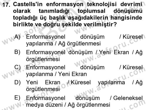Hareketli Görüntünün Tarihi Dersi 2024 - 2025 Yılı (Final) Dönem Sonu Sınav Soruları 17. Soru