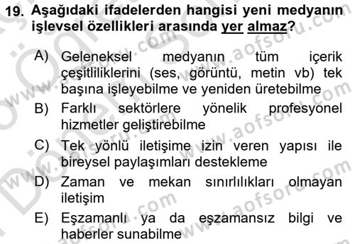 Hareketli Görüntünün Tarihi Dersi 2024 - 2025 Yılı (Final) Dönem Sonu Sınav Soruları 19. Soru