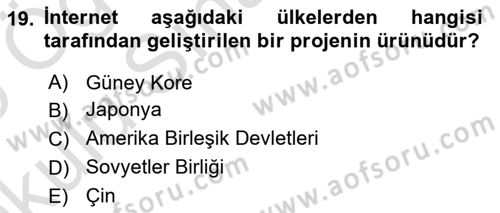 Hareketli Görüntünün Tarihi Dersi 2024 - 2025 Yılı Yaz Okulu Sınav Soruları 19. Soru