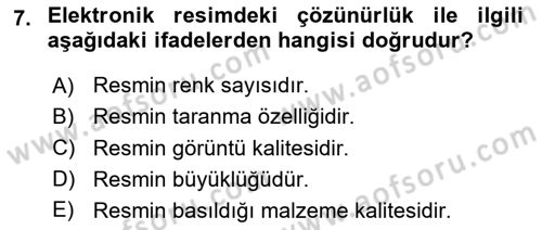 Hareketli Görüntünün Tarihi Dersi 2025 - 2026 Yılı (Vize) Ara Sınav Soruları 7. Soru