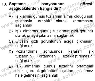 Fotoğraf Tarihi Dersi Ara Sınavı Deneme Sınav Soruları 10. Soru