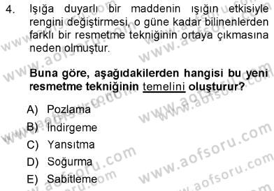 Fotoğraf Tarihi Dersi Ara Sınavı Deneme Sınav Soruları 4. Soru