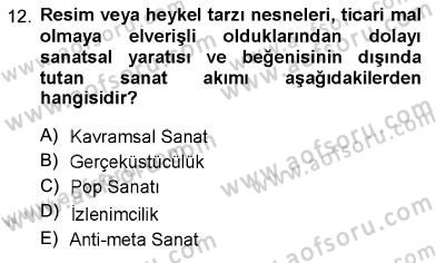 Fotoğraf Tarihi Dersi 2012 - 2013 Yılı (Final) Dönem Sonu Sınav Soruları 12. Soru