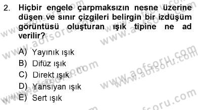 Fotoğraf Tarihi Dersi 2012 - 2013 Yılı (Final) Dönem Sonu Sınav Soruları 2. Soru