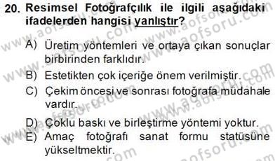 Fotoğraf Tarihi Dersi Ara Sınavı Deneme Sınav Soruları 20. Soru
