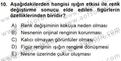 Fotoğraf Tarihi Dersi Ara Sınavı Deneme Sınav Soruları 10. Soru