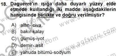 Fotoğraf Tarihi Dersi Ara Sınavı Deneme Sınav Soruları 18. Soru