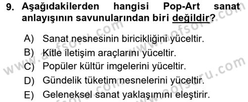 Fotoğraf Tarihi Dersi 2016 - 2017 Yılı 3 Ders Sınav Soruları 9. Soru