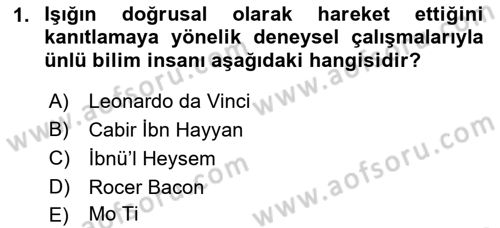 Fotoğraf Tarihi Dersi 2017 - 2018 Yılı 3 Ders Sınav Soruları 1. Soru