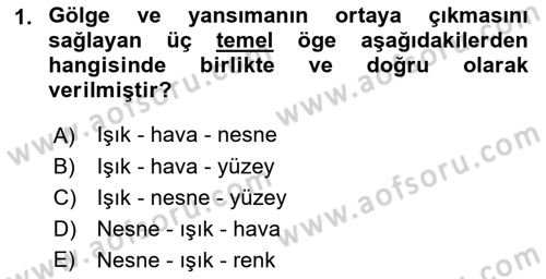 Fotoğraf Tarihi Dersi Ara Sınavı Deneme Sınav Soruları 1. Soru