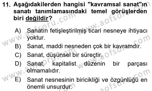 Fotoğraf Tarihi Dersi 2023 - 2024 Yılı (Final) Dönem Sonu Sınav Soruları 11. Soru