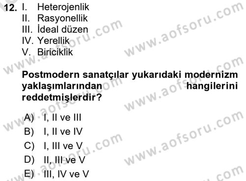 Fotoğraf Tarihi Dersi 2025 - 2026 Yılı (Final) Dönem Sonu Sınav Soruları 12. Soru