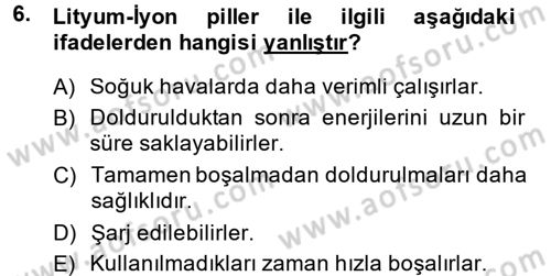 Sayısal Fotoğrafa Giriş Dersi 2014 - 2015 Yılı (Vize) Ara Sınav Soruları 6. Soru