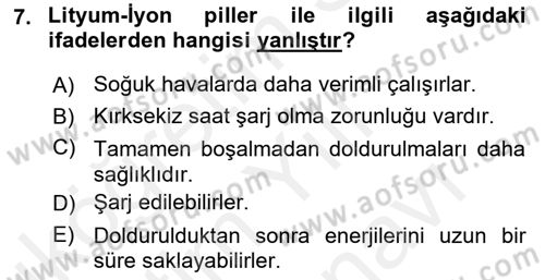 Sayısal Fotoğrafa Giriş Dersi 2017 - 2018 Yılı (Vize) Ara Sınav Soruları 7. Soru