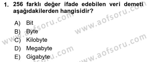 Sayısal Fotoğrafa Giriş Dersi 2018 - 2019 Yılı (Vize) Ara Sınav Soruları 1. Soru