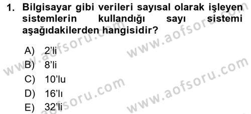 Sayısal Fotoğrafa Giriş Dersi 2021 - 2022 Yılı (Vize) Ara Sınav Soruları 1. Soru