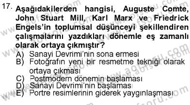 Fotoğraf Kültürü Dersi 2012 - 2013 Yılı (Final) Dönem Sonu Sınav Soruları 17. Soru