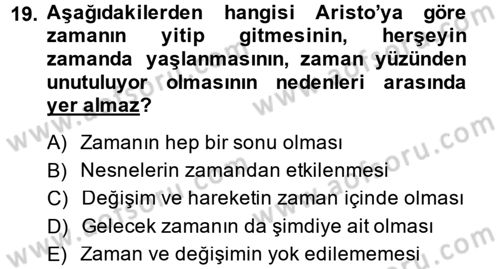 Fotoğraf Kültürü Dersi 2014 - 2015 Yılı (Final) Dönem Sonu Sınav Soruları 19. Soru