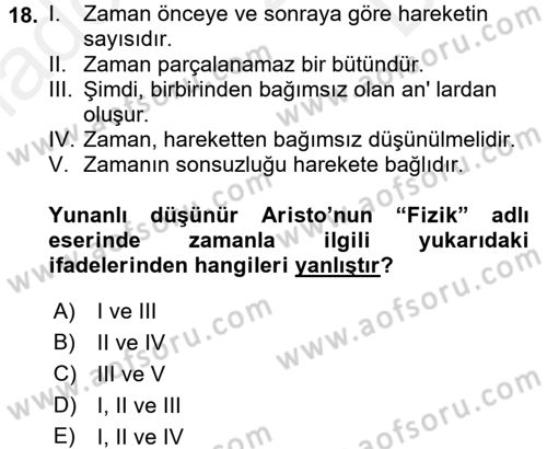 Fotoğraf Kültürü Dersi 2016 - 2017 Yılı (Final) Dönem Sonu Sınav Soruları 18. Soru