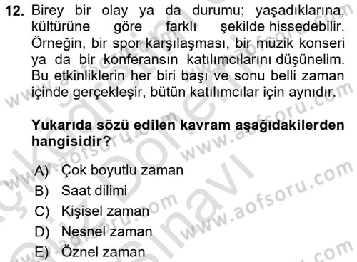 Fotoğraf Kültürü Dersi 2022 - 2023 Yılı (Final) Dönem Sonu Sınav Soruları 12. Soru