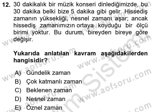 Fotoğraf Kültürü Dersi 2022 - 2023 Yılı Yaz Okulu Sınav Soruları 12. Soru