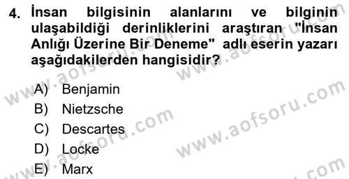 Fotoğraf Kültürü Dersi 2023 - 2024 Yılı (Vize) Ara Sınav Soruları 4. Soru