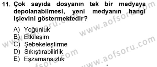 Film ve Video Kültürü Dersi 2012 - 2013 Yılı (Final) Dönem Sonu Sınav Soruları 11. Soru