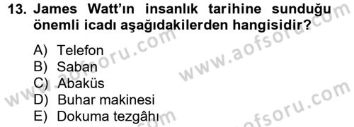 Film ve Video Kültürü Dersi 2012 - 2013 Yılı (Final) Dönem Sonu Sınav Soruları 13. Soru