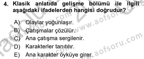 Film ve Video Kültürü Dersi 2016 - 2017 Yılı 3 Ders Sınav Soruları 4. Soru