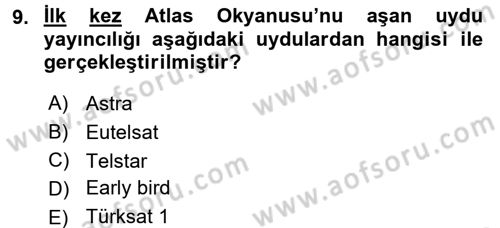 Film ve Video Kültürü Dersi 2016 - 2017 Yılı (Final) Dönem Sonu Sınav Soruları 9. Soru