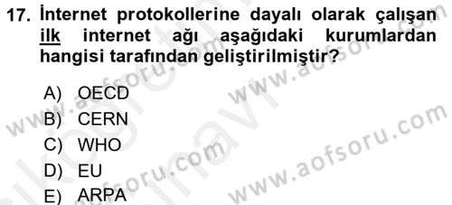 Film ve Video Kültürü Dersi 2017 - 2018 Yılı 3 Ders Sınav Soruları 17. Soru