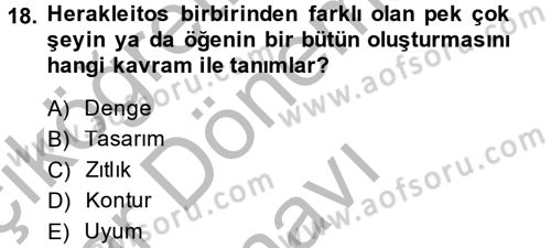 Film ve Video Yapımı Dersi 2013 - 2014 Yılı (Final) Dönem Sonu Sınav Soruları 18. Soru