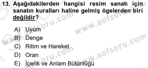 Film ve Video Yapımı Dersi 2017 - 2018 Yılı (Final) Dönem Sonu Sınav Soruları 13. Soru