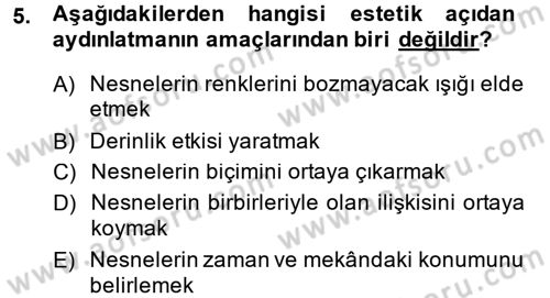 Televizyon Program Yapımı Dersi 2013 - 2014 Yılı (Final) Dönem Sonu Sınav Soruları 5. Soru