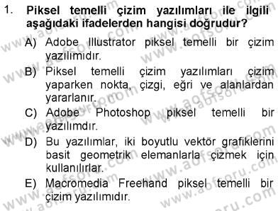 Sayısal Fotoğraf İşleme Teknikleri Dersi Ara Sınavı Deneme Sınav Soruları 1. Soru