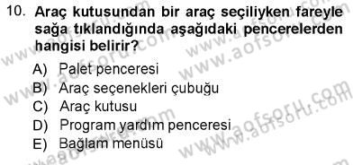 Sayısal Fotoğraf İşleme Teknikleri Dersi Ara Sınavı Deneme Sınav Soruları 10. Soru